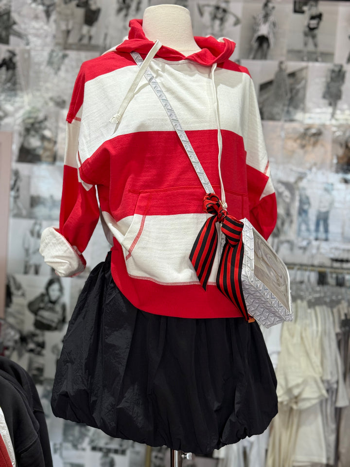 The Gameday Signature Scarf- Red and Black