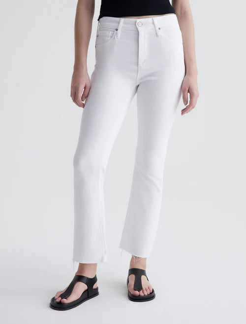 AG Jean Farrah Boot Crop | Modern White | FINAL SALE