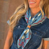 Jenni Earle | Silk Scarf - ‘But What if You Fly’ – Square Neck/Hair Scarf