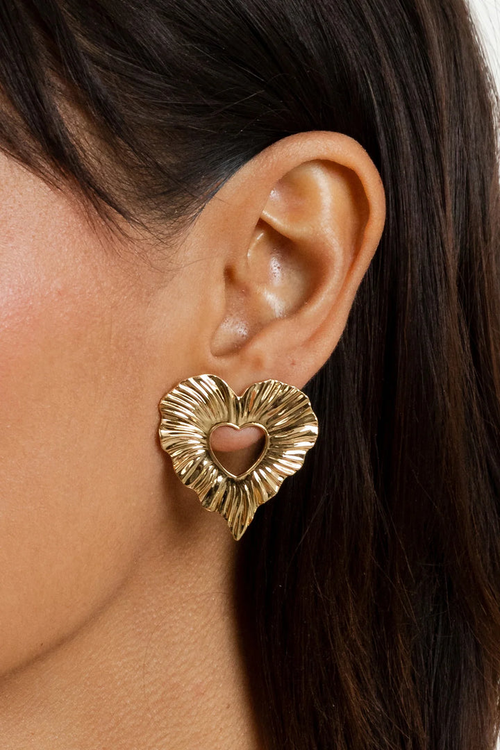 Miranda Frye Amour Earrings - Gold