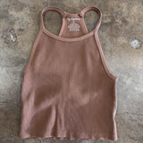 Knock Out Halter Top Seamless | Vintage Mocha