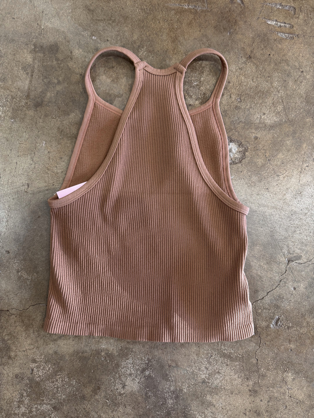 Knock Out Halter Top Seamless | Vintage Mocha