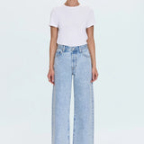 Pistola | Tate Crop High Rise Bowed Wide Leg - Modena