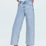 Pistola | Tate Crop High Rise Bowed Wide Leg - Modena