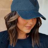 Kerri Rosenthal | Imperfect Heart Hat - Indigo Blue