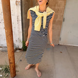 AG Jeans | Aja Dress - Pacific Navy/Powder