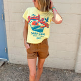 Daydreamer | The Beach Boys Surf Jam Solo Tee -Lemon