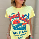 Daydreamer | The Beach Boys Surf Jam Solo Tee -Lemon