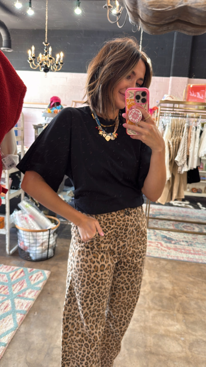 Pistola | Veronica Kimono Sleeve Fitted Tee - Noir