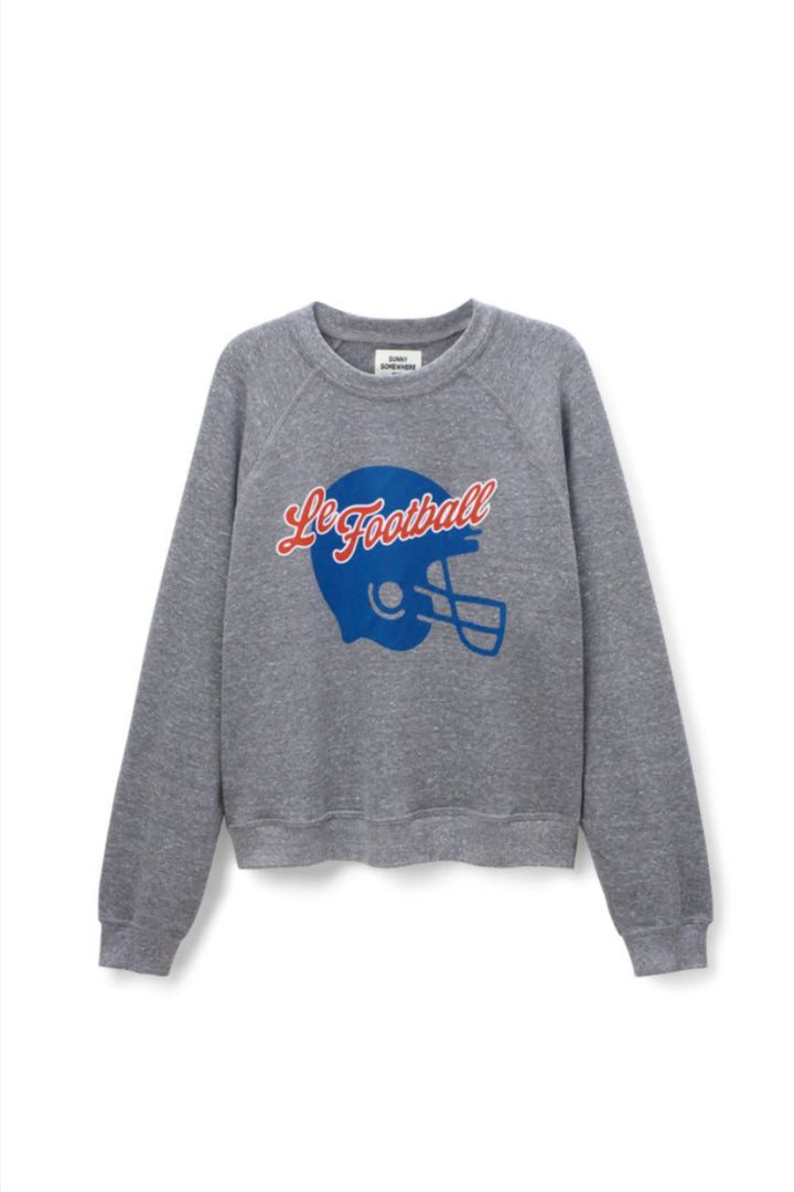 Le Football- Raglan Crew