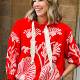 Free People | Shell Baby Hoodie - Cherry Combo