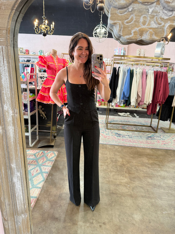 Pistola | Marcia Tailored Jumpsuit - Black