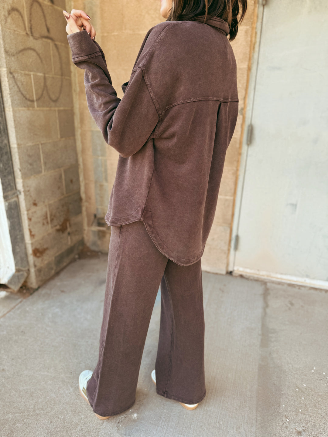 Z Supply | All Day Knit Jacket -  Chocolate Cherry