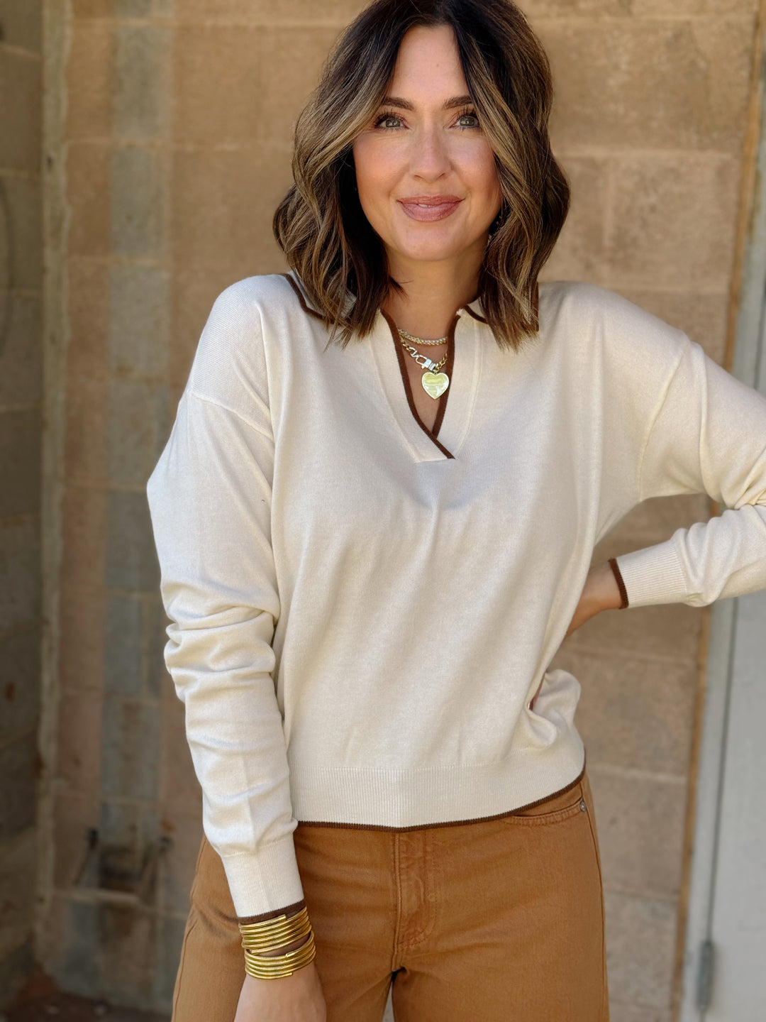 Triolet Sweater - Cream