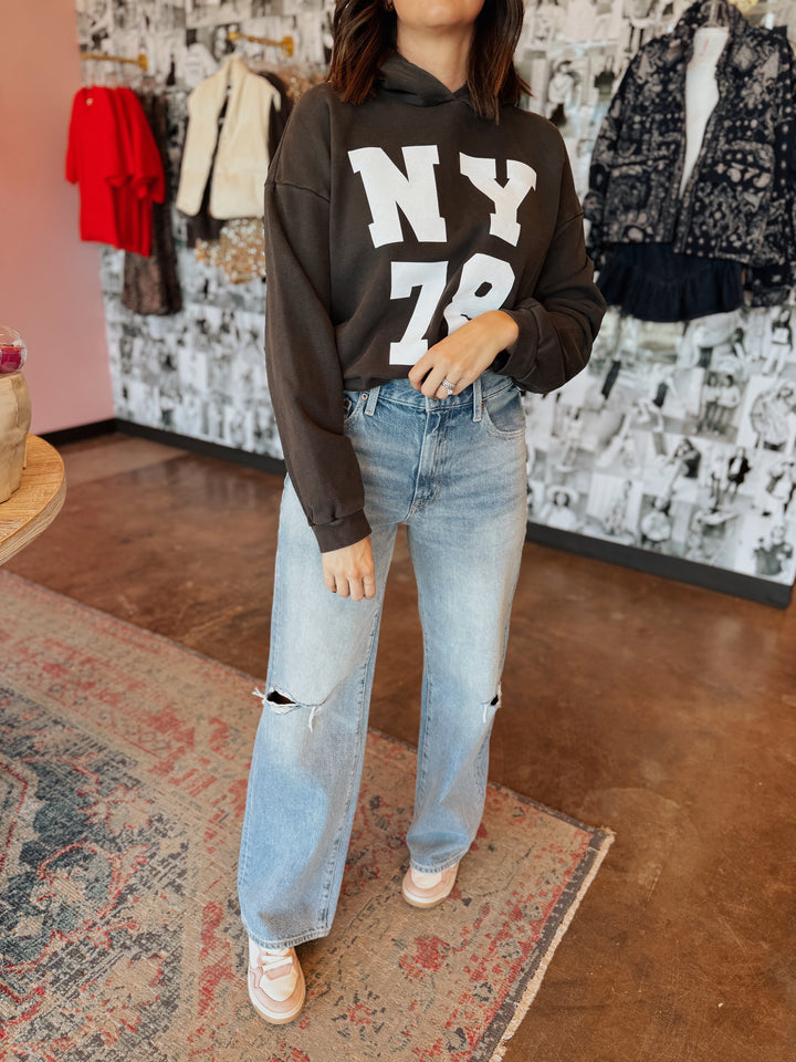 Pistola | Hendrix High Rise Baggy - Apprentice Distressed