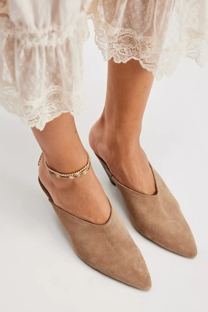 Free People | Stellar Mule - Faded Saddle Suede