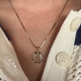 Miranda Frye Moonstone Snake Charm Necklace - Gold