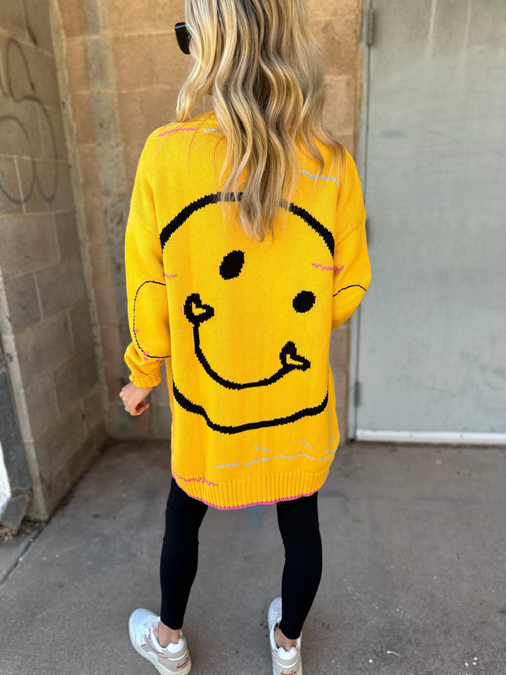 Kerri Rosenthal | Poppy Cardigan Smiley