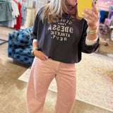 Daydreamer | Stolen from Odessa Oversized Crew Sweatshirt - Reactive Black Combo