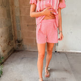 We Are Sundays | Fiona Shorts - Montauk Gingham