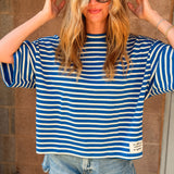 By Together | Favorite Striped Short Sleeve - Blue/White