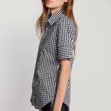 The Shirt | The Short Sleeve Shirt - Black/White Check
