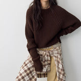 Free People | Low Tide Pullover - Chocolate
