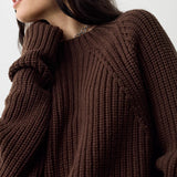 Free People | Low Tide Pullover - Chocolate