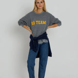 Sunny Somewhere | Gold Go Team Oversized Crew