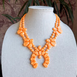 Rahya Jewelry Design | Night Bloom Necklace - Orange Twist