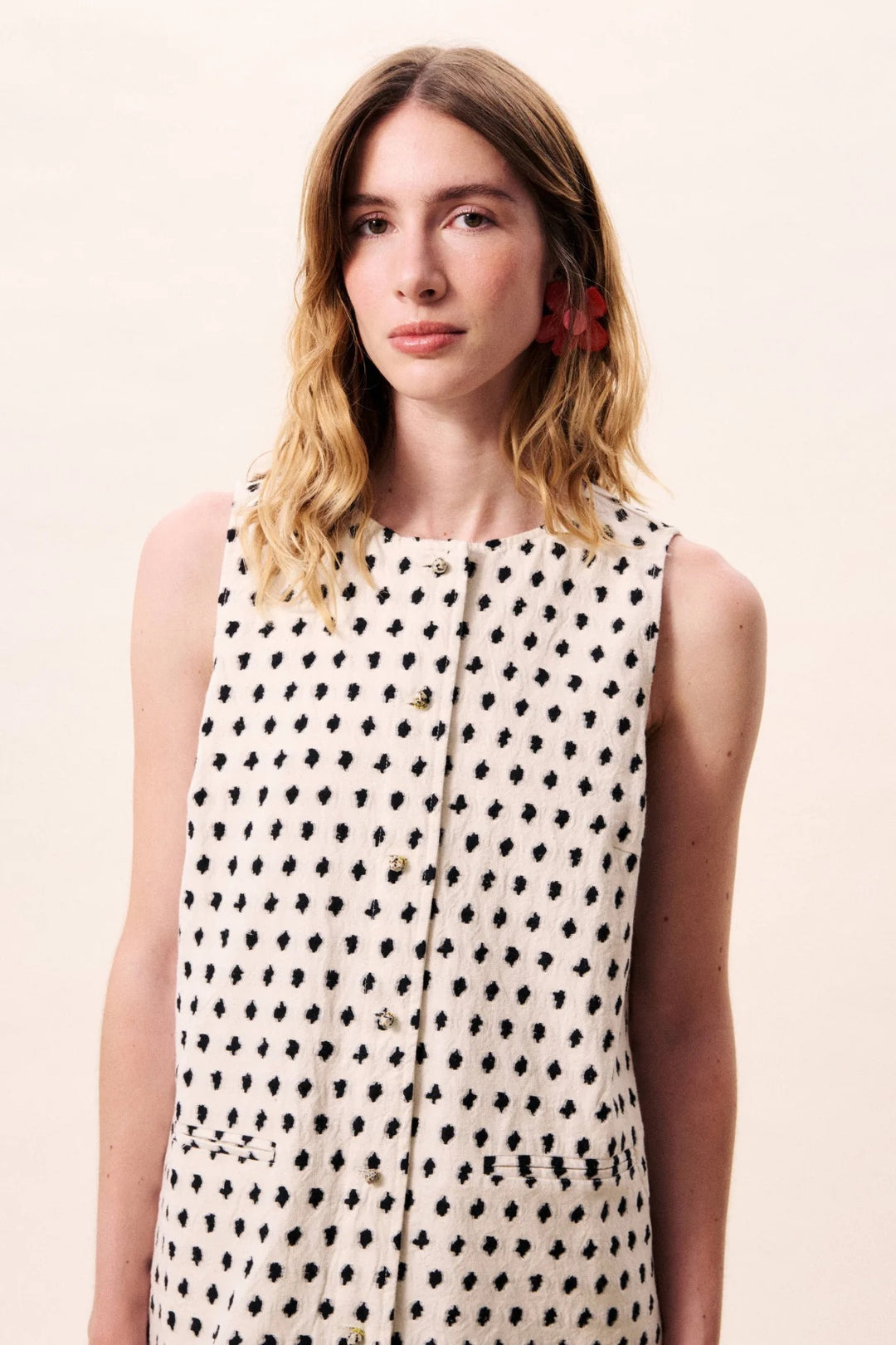 FRNCH | Tamarinia Dress - Creme