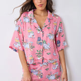 Printfresh | Spa Day Eco Satin Sweet Dreams Set - Pink Polish