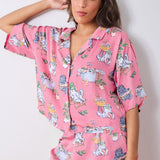 Printfresh | Spa Day Eco Satin Sweet Dreams Set - Pink Polish