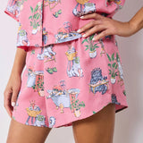 Printfresh | Spa Day Eco Satin Sweet Dreams Set - Pink Polish