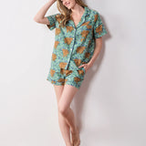 Printfresh | Highland Cows Short PJ Set - Soft Thistle