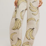 Free People | Good Luck Printed Barrel Jeans - Go Bananas