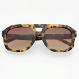 Freyrs | Voyager Acetate Unisex Aviator Sunglasses - Milky Tortoise