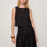 Sanctuary | The Desired Summer Crop Shell Tank - Black