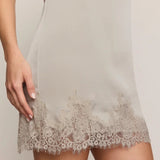 Z Supply | Meadow Muse Lace Mini Dress - Frosted Pearl