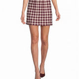 Lucy Paris | Andy Mini Knit Skirt - Plum Cream