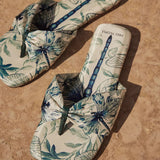 Free People | Tia Ruched Printed Sandal - Dragonfly Bandana