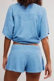 Free People | Staycation Sleep Short - Blissful Blue