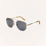 Z Supply | Highway Polarized Sunglasses - Gold/Grey