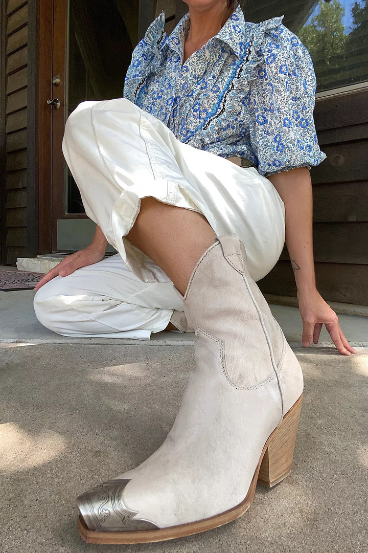 Free People | Brayden Western Boot - Bone