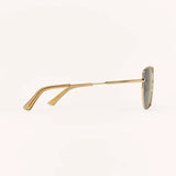 Z Supply | Highway Polarized Sunglasses - Gold/Grey