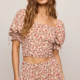 Z Supply | Moira Floral Top - Sandshell