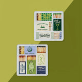 Golf Matchbook Coasters