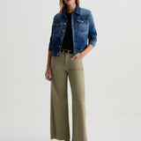 AG Jeans | Saige Wide Leg Crop Jean - Dusty Sage