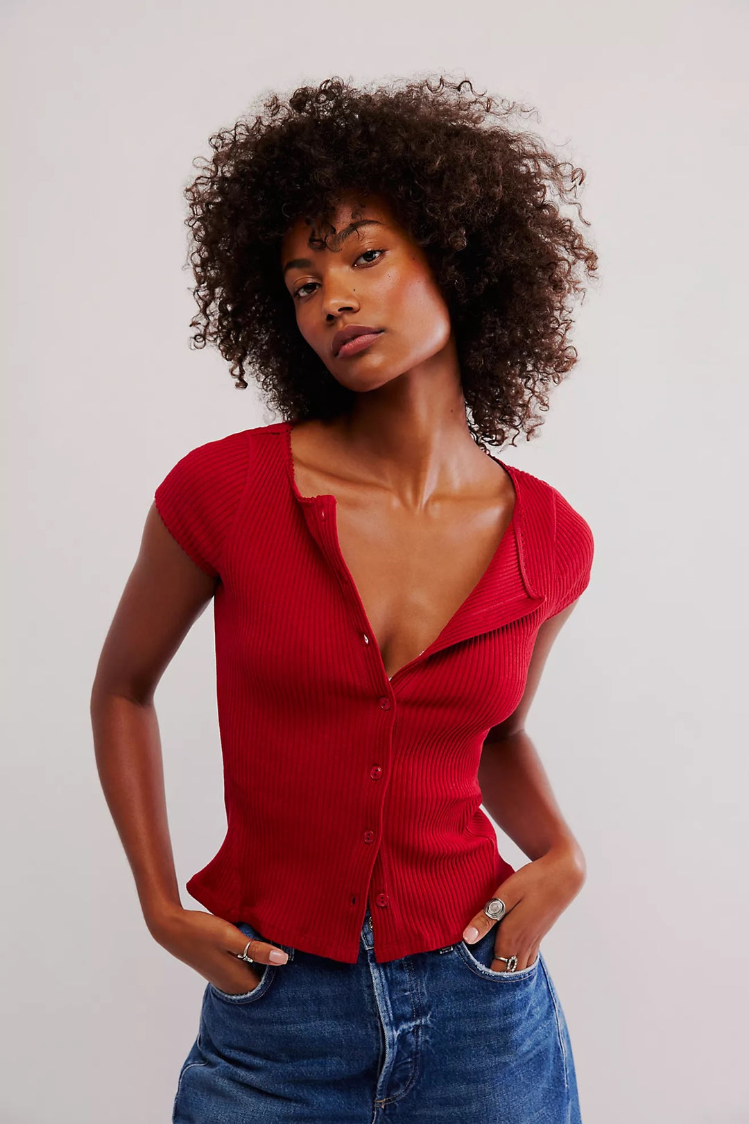 Free People | Most Wanted Cardi - Red