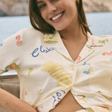 Z Supply | Beach Days PJ Top - Vanilla Ice